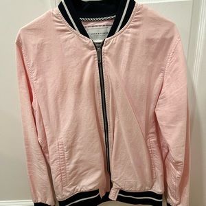Light pink bomber jacket- medium